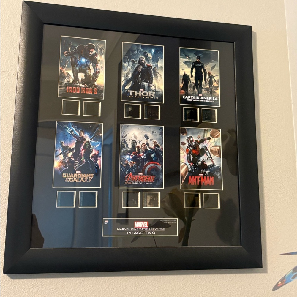 MARVEL'S CINEMATIC UNIVERSE FILM CELL MONTAGE PHASE TWO